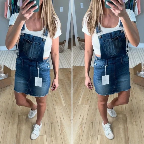 Kancan Denim Overall Dress - Picture 3 of 8